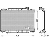 DENSO DRM44040 Radiatore motore