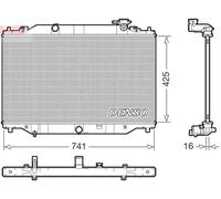 DENSO DRM44053 Radiatore motore