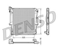 Radiatore DRM45017 DENSO per MITSUBISHI L200 / TRITON