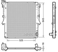 Radiatore DRM45054 DENSO per FIAT MITSUBISHI