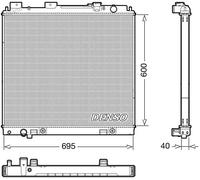 Denso Radiatore motore DRM46068 per Nissan Pathfinder III