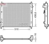 DENSO DRM46078 Radiatore, Raffreddamento motore per NISSAN