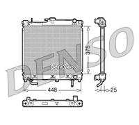 Radiatore DRM47003 DENSO per SUZUKI JIMNY Fuoristrada chiuso
