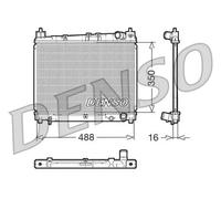 DENSO DRM50006 Radiatore motore