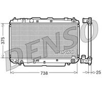 Radiatore DRM50021 DENSO per TOYOTA RAV 4 II