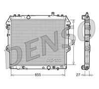 Radiatore DRM50045 DENSO per TOYOTA HILUX VII Pick-up