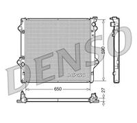 Radiatore, raffreddamento motore DENSO DRM50047