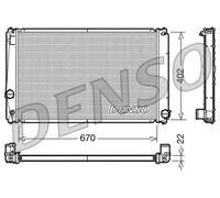 Radiatore DRM50053 DENSO per TOYOTA RAV 4 III RAV 4 IV