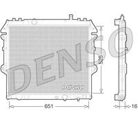 Radiatore DRM50069 DENSO per TOYOTA HILUX VII Pick-up