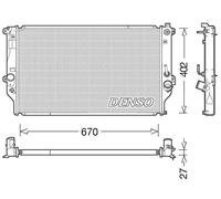 DENSO DRM50092 Radiatore motore