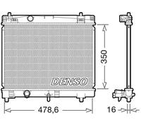 Denso Radiatore motore DRM50103 compatibile con Toyota Yaris P9 1.0 VVT-i e Daihatsu