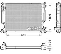 Denso Radiatore motore DRM51014 per Lexus IS II 220D 200D