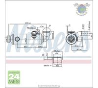 Radiatore Egr Nissens per CITROEN BERLINGO JUMPY II XSARA C5 III C4 I C3 FORD F
