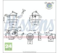 Radiatore Egr Nissens per DACIA SANDERO DUSTER DOKKER LOGAN LODGY MERCEDES CLAS