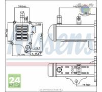 Radiatore Egr Nissens per SUZUKI GRAND