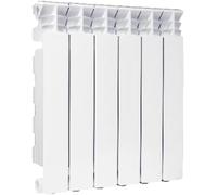 RADIATORE ELEMENTI IN ALLUMINIO TERMOSIFONE CALORIFERO INTERASSE 700 BIANCO