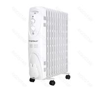 Radiatore elettrico 11 elementi 2300W bianco,Potenza e temperatura regolabili, V