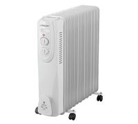 Radiatore elettrico ad olio Riscaldatore 2500W 11 alette 3 impostazioni