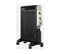 RADIATORE FABRILAMP ABRIGO, Potenza 1500 W, 2 livelli di calore, Nero, Oro