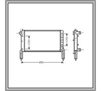 Radiatore Per Fiat Doblo' Dal 2000 Al 2005 Ft908r004 46749000