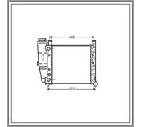 PRASCO FT127R009 Radiatore motore