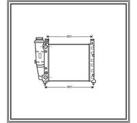 Radiatore Fiat Uno-(Anno 1984-1989)