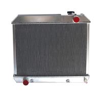 Radiatore for accessori auto a 4 file for 7.0L 6.6L V8 1960-1964 AT MT 3284 1960 1961 1962 1963 1964(Silver 2)