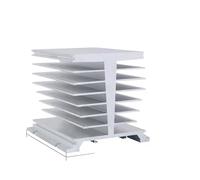 Radiatore for relè a stato solido trifase 10A 25A 40A 60A 80A 100A 120A 200A Dissipatore di calore in alluminio con ventola 12VDC 24VDC 220VAC(For 120-200A (3-XL))