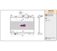 Radiatore FORD FIESTA VI CB1,CCN 1.0 59kw 12-