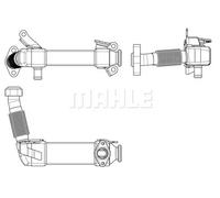Radiatore gas di scarico CE 17 000P MAHLE per BMW 3 Touring X5 5 Touring X3 3 1