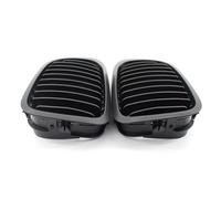 Radiatore Griglie Compatibile Con BMW Per E46 1999 2000 2001 2002 51138208683 Griglia Anteriore Auto A 2 Porte Griglia Anteriore Doppio Rene Griglia Superiore Paraurti Anteriore(Matte Black)