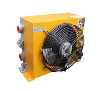 Radiatore idraulico raffreddatore d'aria con valvola di bypass della contropressione AH1012T1-CA 100L/min Raffreddamento Escavatore Ampia area di dissipazione del calore(DC12V)