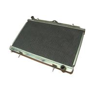 Radiatore in alluminio a 3 file da 52 mm + ventola*2 compatibile con NISSAN Silvia S14 S15 SR20DET SR20