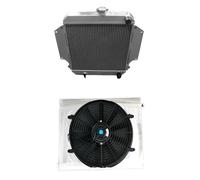 Radiatore In Alluminio + Convogliatore + Ventola Per Suzuki Per Sierra Per Samurai JA51 SJ 413/SJ413 G13 1.3L 1980-1998