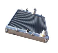 Radiatore in alluminio da 42 mm, 2 file, tubo da 28 mm for CRX DEL SOL EK EG D15 D16 1992-2000