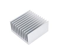 Radiatore in alluminio dissipatore di calore Transistor amplificatore ad alta potenza per dispositivo elettrochimico con 11 pcs Fins
