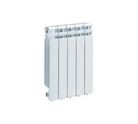 Radiatore In Alluminio Pressofuso Modello KALDO 600/100 Colore 9010 Riferito ad un Elemento