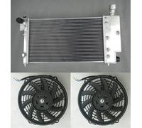 Radiatore in alluminio+VENTILATORI PER PEU-GEOT 106 GTI RALLYE/CITROEN SAXO/VTR VTS 1991-2001 Manuale