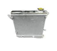 Radiatore in alluminio + ventola compatibile per Autobianchi compatibile per Lancia A112 Serie 3/4/5/6/7 900/1000/1050cc Junior/Elite/Abarth/Giovani I4 1975-1985(Radiator Only)