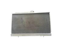 Radiatore in alluminio + ventole compatibili per Mitsubishi Lancer Evolution EVO 7 8 CT9A VII VIII RS GSR 2.0L Turbo 4G63 2001-2003 2002 01 02 03 MT(Radiator Only)