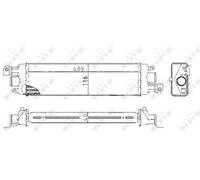 Radiatore intercooler 30038 NRF per FIAT STRADA Pick-up
