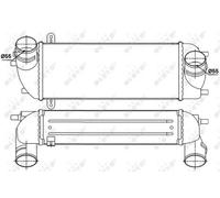 NRF Radiatore intercooler 30338 per Hyundai Santa Fé II