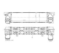 NRF Intercooler 309097 per BMW 1, 4 Cabriolet, 3 Gran Turismo, 3 Touring