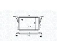 MAGNETI MARELLI 351319204050 Intercooler