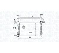 MAGNETI MARELLI Intercooler 351319204240