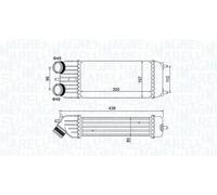 MAGNETI MARELLI 351319204250 Intercooler