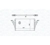 Radiatore intercooler 351319204650 MAGNETI MARELLI