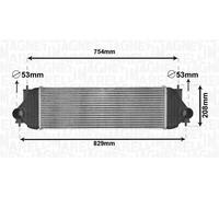 Radiatore intercooler 351319205180 MAGNETI MARELLI per SUZUKI GRAND VITARA II