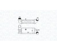 Magneti Marelli Intercooler 351319205250 per Peugeot 607 9D/9U e 406 Break 8E/F/8B