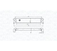 Radiatore intercooler 351319205300 MAGNETI MARELLI per SUZUKI SX4